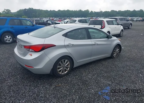 2015 Hyundai Elantra Se from USA, damaged, VIN KMHDH4AE8FU415138